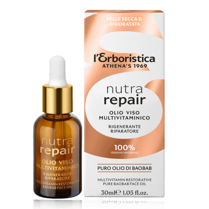 L'erboristica athena's olio viso multivitaminico baobab