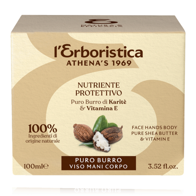L'erboristica athena's burro di karité mani-viso-corpo